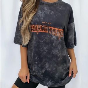 White Fox Boutique | World Tour Tee Dark Storm